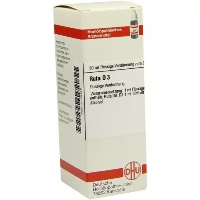 RUTA Dilución D 3, 20 ml