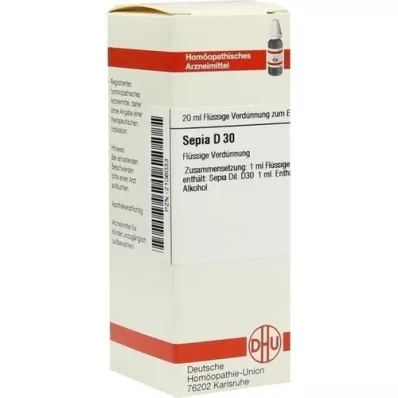 SEPIA Dilución D 30, 20 ml SEPIA Dilución D 30, 20 ml