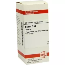 SILICEA D 30 tabletas, 80 piezas