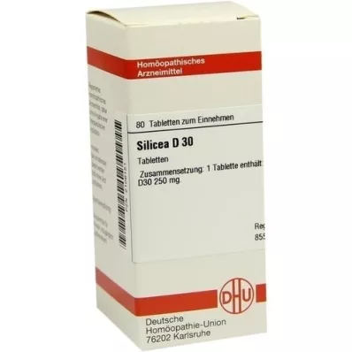 SILICEA D 30 tabletas, 80 piezas