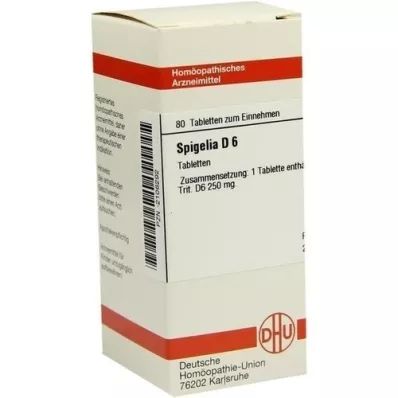 SPIGELIA D 6 tabletas, 80 piezas