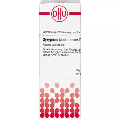 SYZYGIUM JAMBOLANUM Dilución D 2, 20 ml