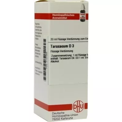 TARAXACUM Dilución D 3, 20 ml