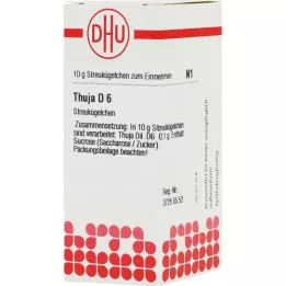 THUJA D 6 glóbulos, 10 g