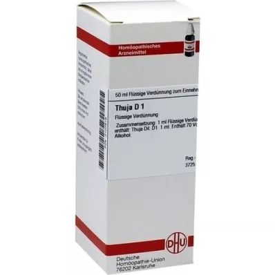 THUJA Dilución D 1, 50 ml