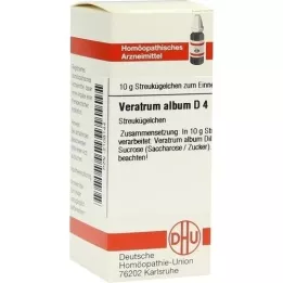 VERATRUM ALBUM D 4 glóbulos, 10 g