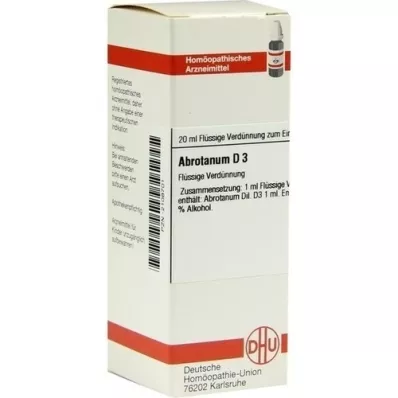 ABROTANUM Dilución D 3, 20 ml