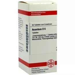 ACONITUM D 6 tabletas, 80 piezas