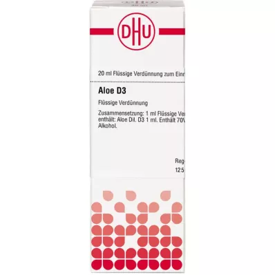 ALOE Dilución D 3, 20 ml