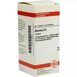 ALUMINA D 6 tabletas, 80 piezas