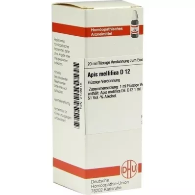APIS MELLIFICA Dilución D 12, 20 ml