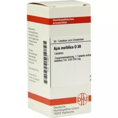 APIS MELLIFICA D 30 tabletas, 80 piezas
