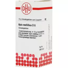 APIS MELLIFICA D 6 glóbulos, 10 g