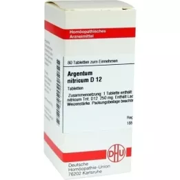 ARGENTUM NITRICUM D 12 tabletas, 80 piezas