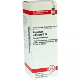ARGENTUM NITRICUM Dilución D 12, 20 ml