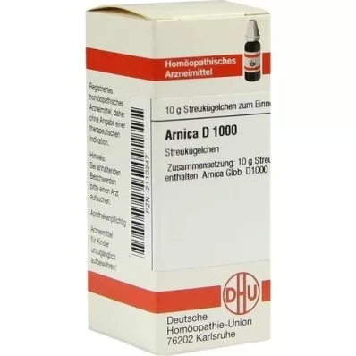 ARNICA D 1000 glóbulos, 10 g