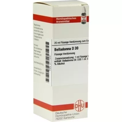 BELLADONNA Dilución D 30, 20 ml