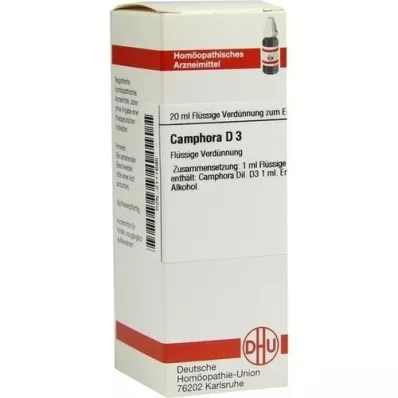 CAMPHORA Dilución D 3, 20 ml