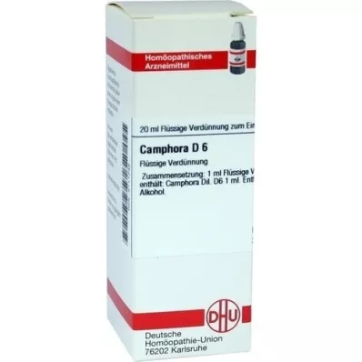 CAMPHORA Dilución D 6, 20 ml
