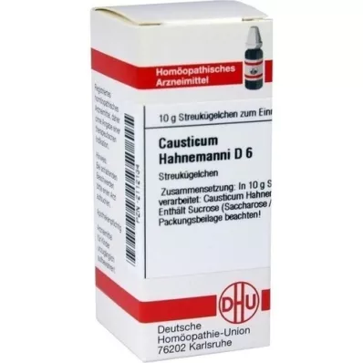 CAUSTICUM HAHNEMANNI D 6 glóbulos, 10 g
