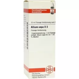 ALLIUM CEPA Dilución D 3, 20 ml