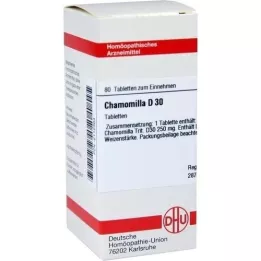 CHAMOMILLA D 30 tabletas, 80 piezas