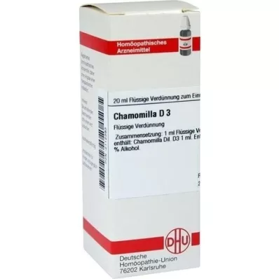 CHAMOMILLA Dilución D 3, 20 ml