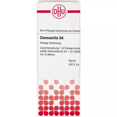 CHAMOMILLA Dilución D 4, 50 ml