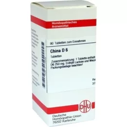 CHINA D 6 tabletas, 80 piezas