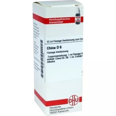 CHINA Dilución D 6, 20 ml
