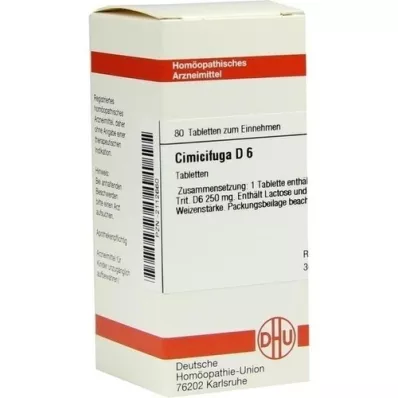 CIMICIFUGA D 6 tabletas, 80 piezas CIMICIFUGA D 6 tabletas, 80 piezas