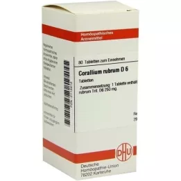 CORALLIUM RUBRUM D 6 tabletas, 80 piezas