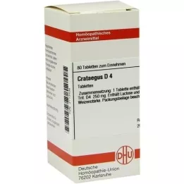 CRATAEGUS D 4 tabletas, 80 piezas