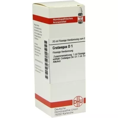 CRATAEGUS Dilución D 1, 20 ml