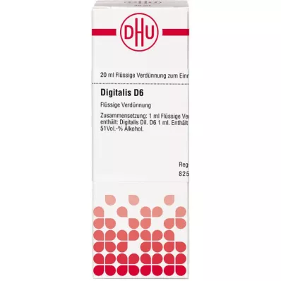 DIGITALIS Dilución D 6, 20 ml