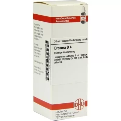 DROSERA Dilución D 4, 20 ml