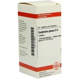 GALPHIMIA GLAUCA D 4 tabletas, 80 piezas