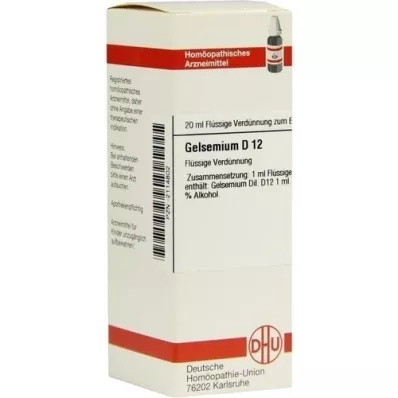 GELSEMIUM Dilución D 12, 20 ml