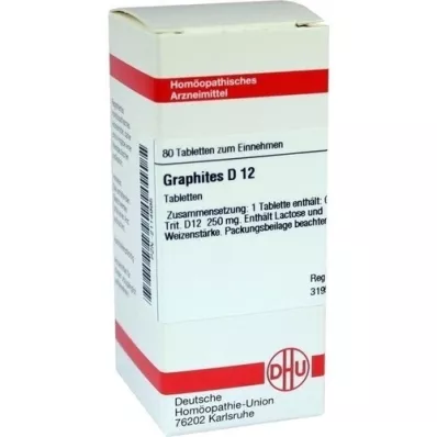 GRAPHITES D 12 tabletas, 80 piezas