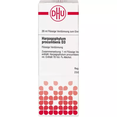 HARPAGOPHYTUM PROCUMBENS Dilución D 3, 20 ml