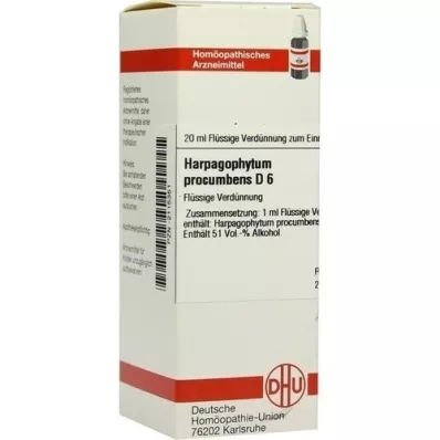 HARPAGOPHYTUM PROCUMBENS Dilución D 6, 20 ml