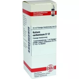 KALIUM CARBONICUM Dilución D 12, 20 ml
