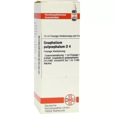 GNAPHALIUM POLYCEPHALUM Dilución D 4, 20 ml