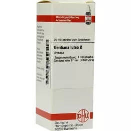 GENTIANA LUTEA Tintura madre, 20 ml