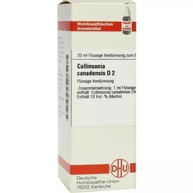 COLLINSONIA CANADENSIS Dilución D 2, 20 ml
