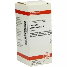 CHININUM ARSENICOSUM D 6 tabletas, 80 piezas