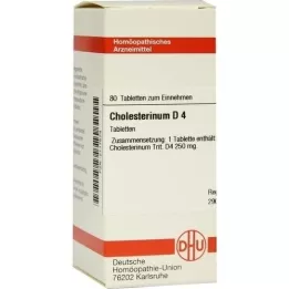 CHOLESTERINUM D 4 tabletas, 80 piezas