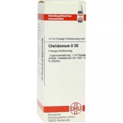 CHELIDONIUM Dilución D 30, 20 ml