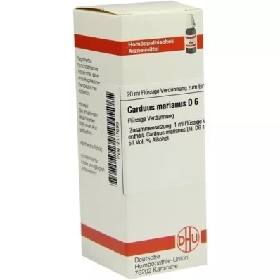 CARDUUS MARIANUS Dilución D 6, 20 ml