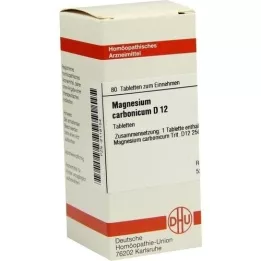 MAGNESIUM CARBONICUM D 12 tabletas, 80 piezas